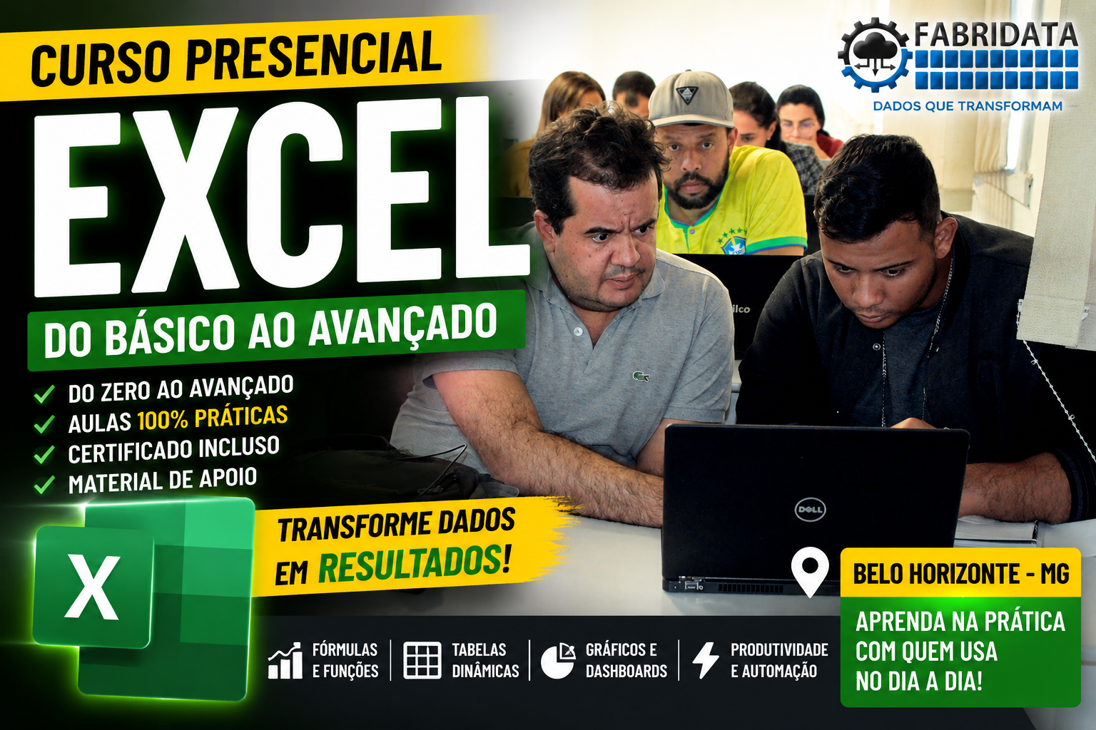 Curso Excel Presencial Fabridata